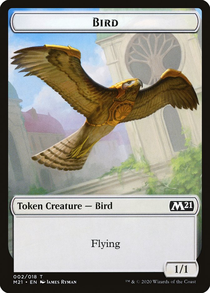 Bird Token [Core Set 2021 Tokens] | Deep Dive Games St. Marys