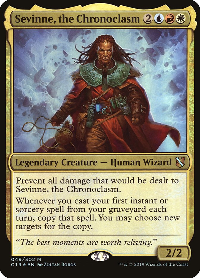 Sevinne, the Chronoclasm (Oversized) [Commander 2019 Oversized] | Deep Dive Games St. Marys