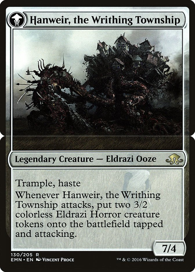 Hanweir, the Writhing Township [Eldritch Moon Prerelease Promos] | Deep Dive Games St. Marys