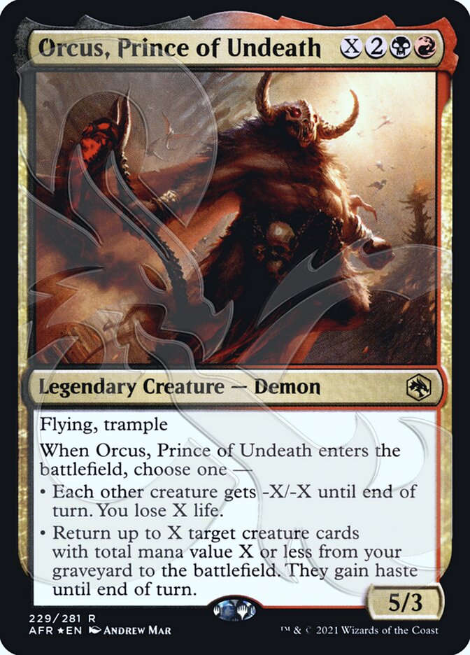 Orcus, Prince of Undeath (Ampersand Promo) [Dungeons & Dragons: Adventures in the Forgotten Realms Promos] | Deep Dive Games St. Marys