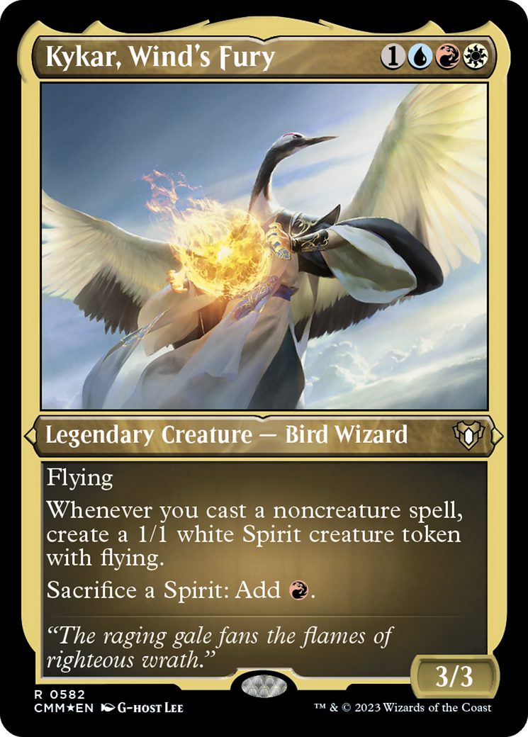Kykar, Wind's Fury (Foil Etched) [Commander Masters] | Deep Dive Games St. Marys