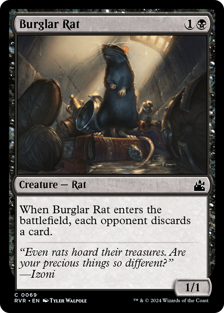 Burglar Rat [Ravnica Remastered] | Deep Dive Games St. Marys