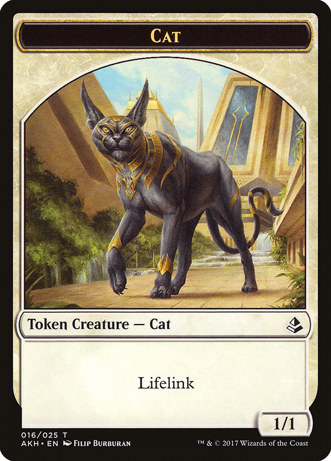 Cat Token [Amonkhet Tokens] | Deep Dive Games St. Marys