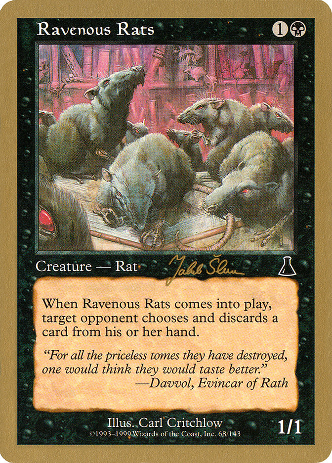 Ravenous Rats (Jakub Slemr) [World Championship Decks 1999] | Deep Dive Games St. Marys