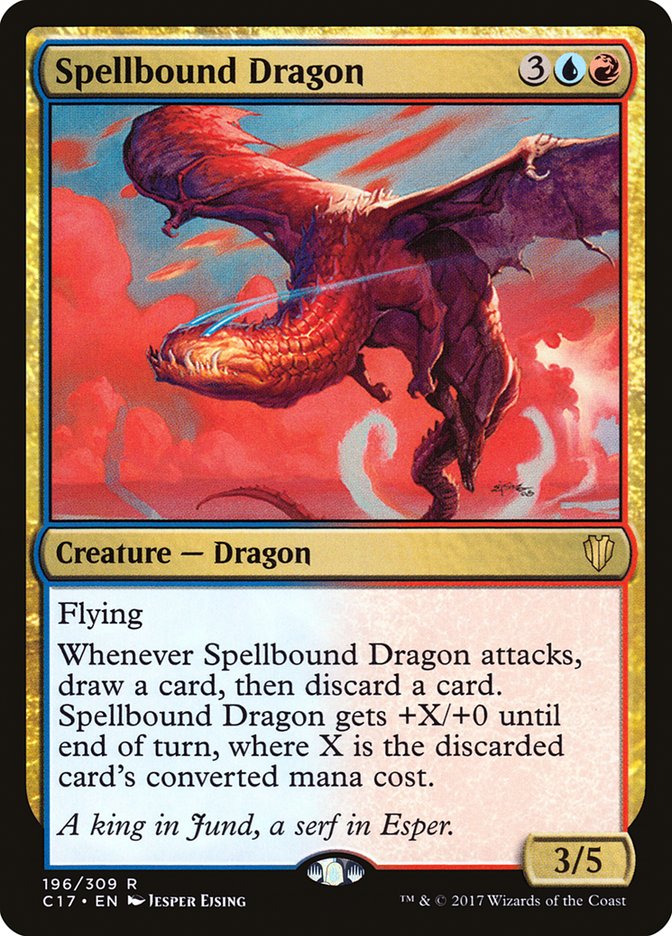 Spellbound Dragon [Commander 2017] | Deep Dive Games St. Marys