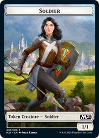 Soldier // Weird Double-Sided Token [Core Set 2021 Tokens] | Deep Dive Games St. Marys