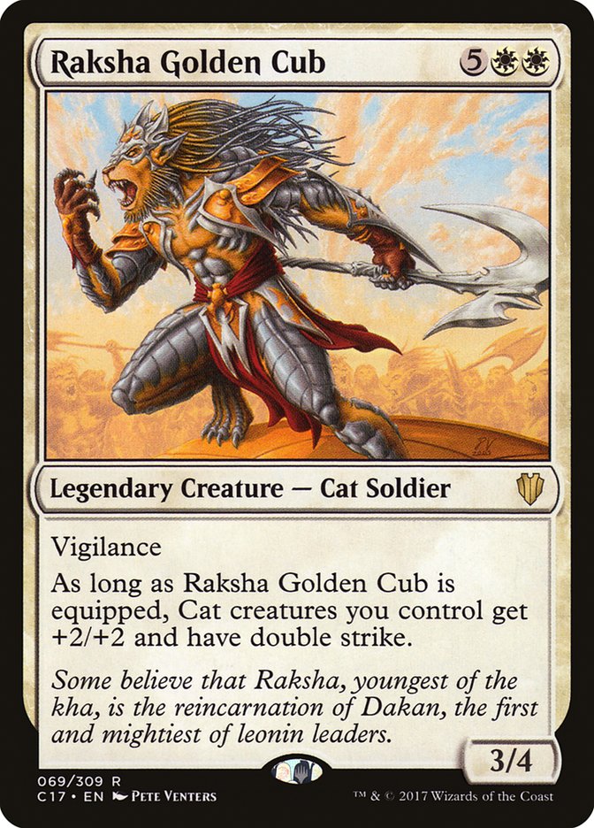 Raksha Golden Cub [Commander 2017] | Deep Dive Games St. Marys