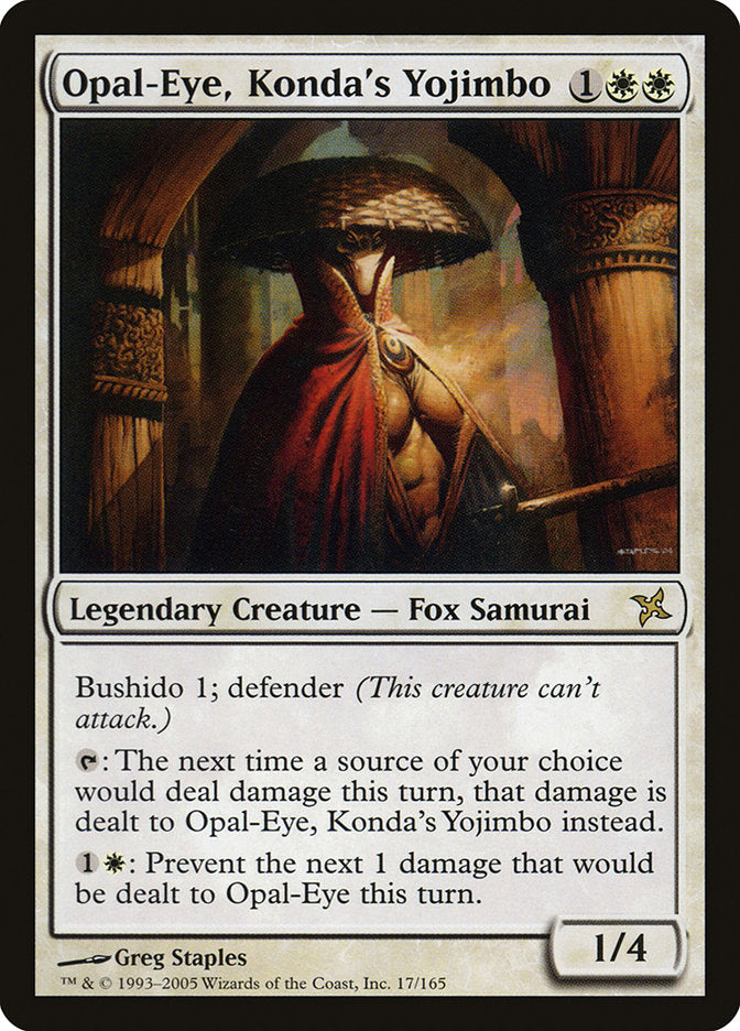 Opal-Eye, Konda's Yojimbo [Betrayers of Kamigawa] | Deep Dive Games St. Marys