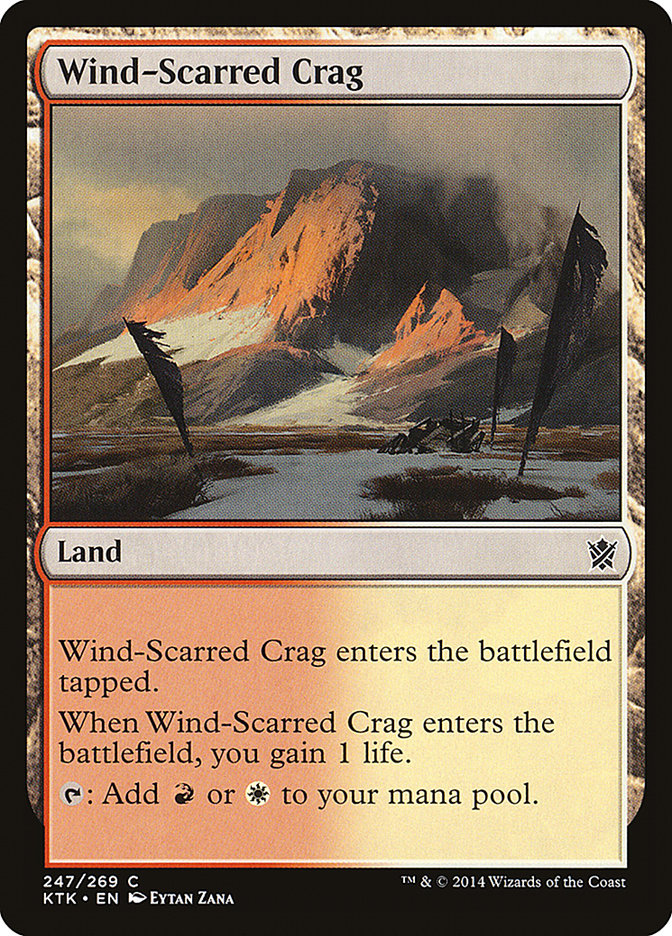 Wind-Scarred Crag [Khans of Tarkir] | Deep Dive Games St. Marys