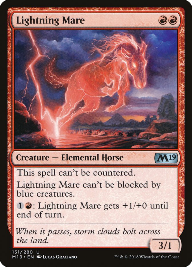 Lightning Mare [Core Set 2019] | Deep Dive Games St. Marys