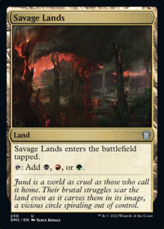 Savage Lands [Dominaria United Commander] | Deep Dive Games St. Marys