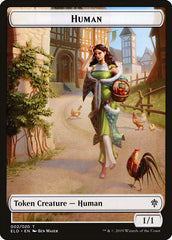 Human // Human Double-Sided Token [Pioneer Challenger Decks 2022] | Deep Dive Games St. Marys