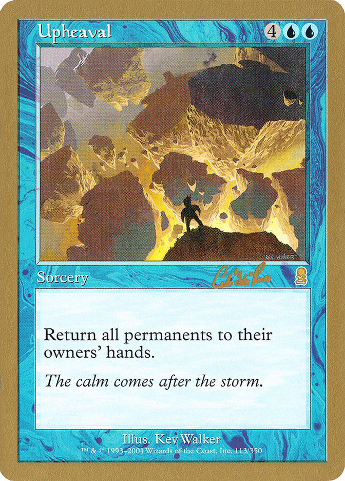 Upheaval (Carlos Romao) [World Championship Decks 2002] | Deep Dive Games St. Marys