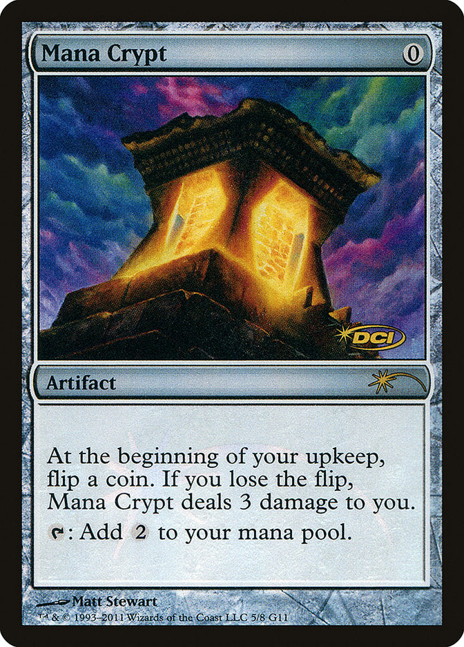 Mana Crypt [Judge Gift Cards 2011] | Deep Dive Games St. Marys