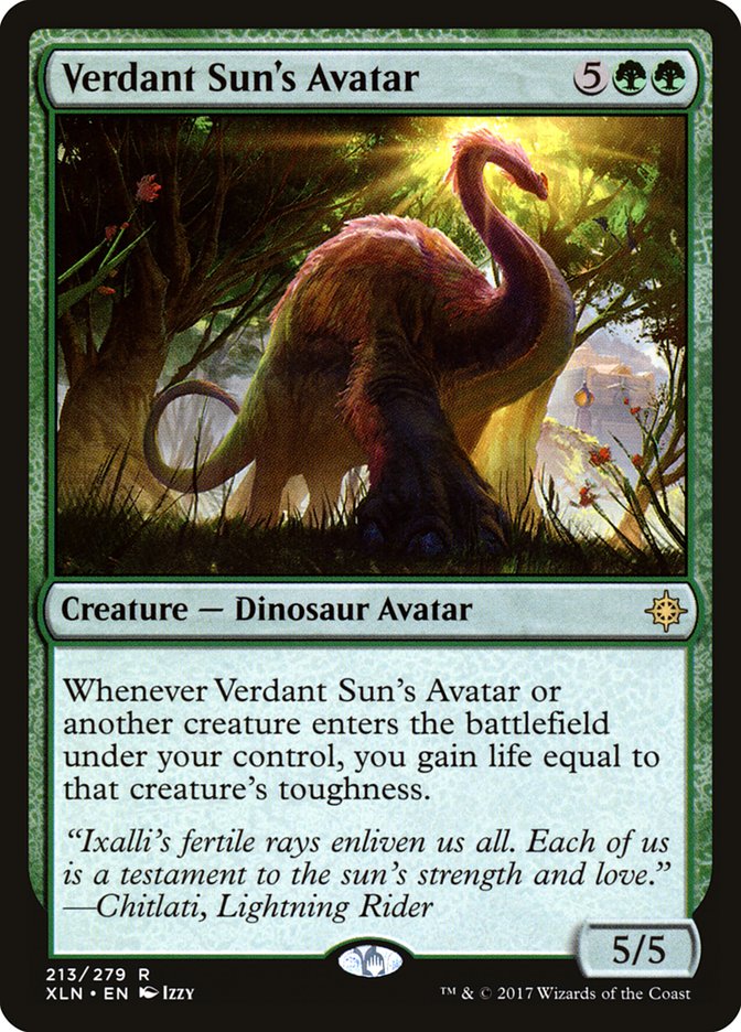 Verdant Sun's Avatar [Ixalan] | Deep Dive Games St. Marys