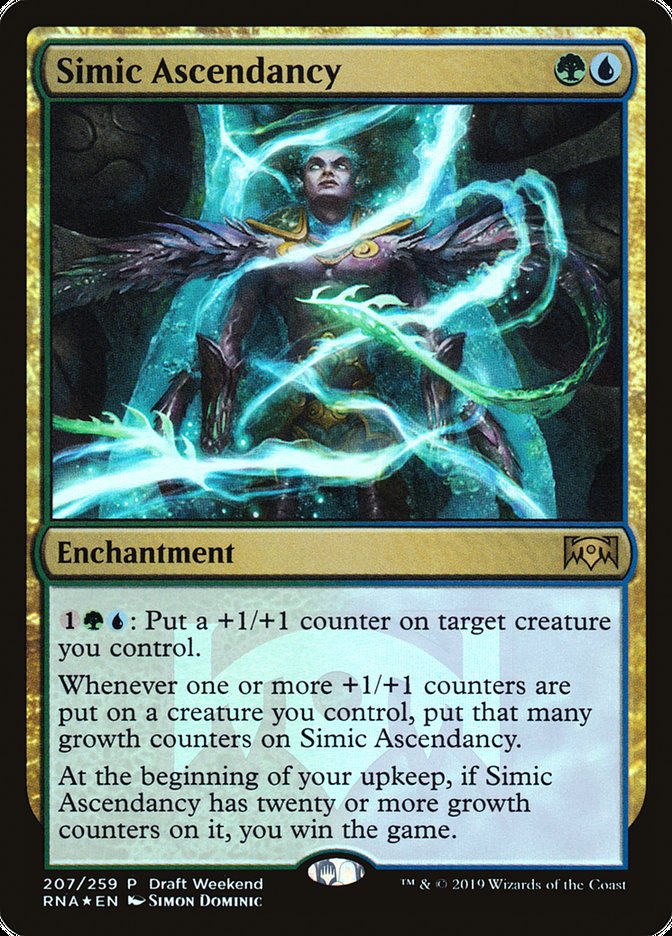 Simic Ascendancy (Draft Weekend) [Ravnica Allegiance Promos] | Deep Dive Games St. Marys