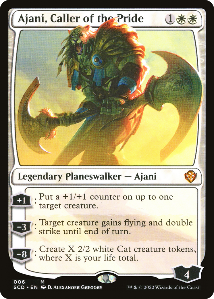 Ajani, Caller of the Pride [Starter Commander Decks] | Deep Dive Games St. Marys