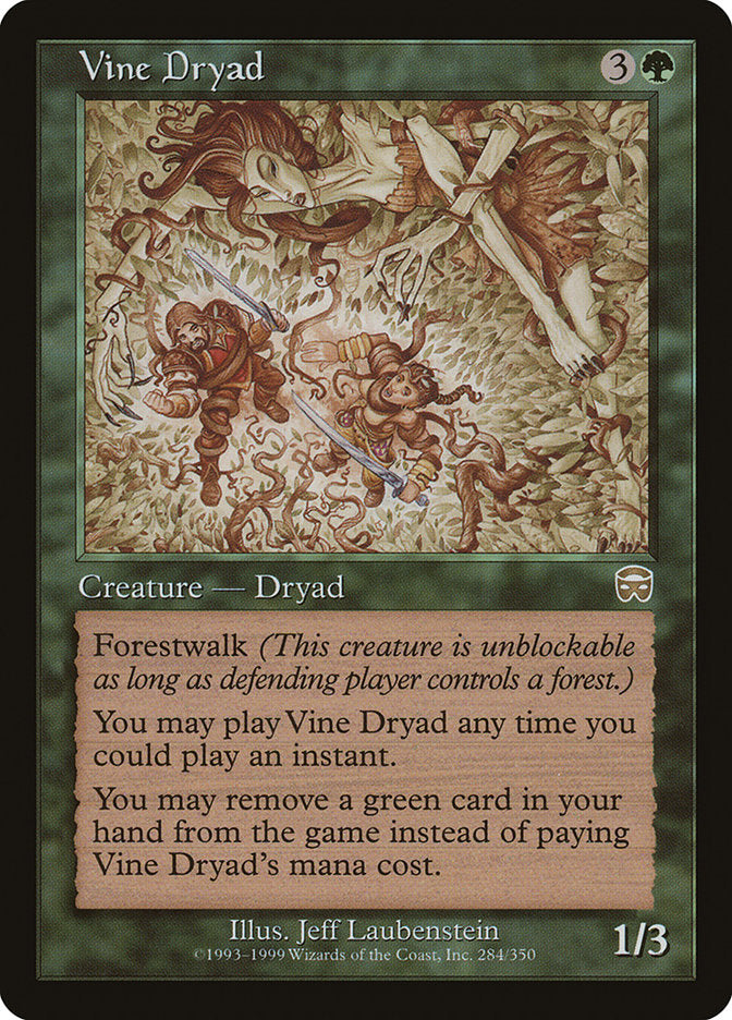 Vine Dryad [Mercadian Masques] | Deep Dive Games St. Marys