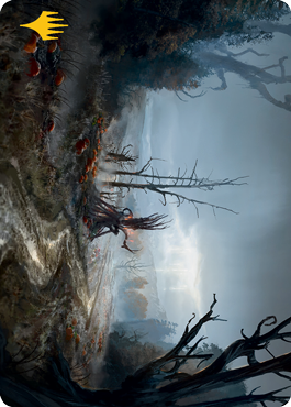 Overgrown Farmland Art Card (Gold-Stamped Signature) [Innistrad: Midnight Hunt Art Series] | Deep Dive Games St. Marys