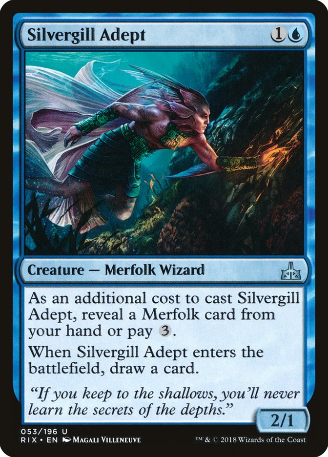 Silvergill Adept [Rivals of Ixalan] | Deep Dive Games St. Marys