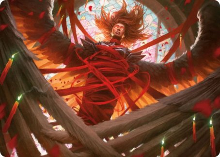 Sigarda's Imprisonment Art Card [Innistrad: Crimson Vow Art Series] | Deep Dive Games St. Marys