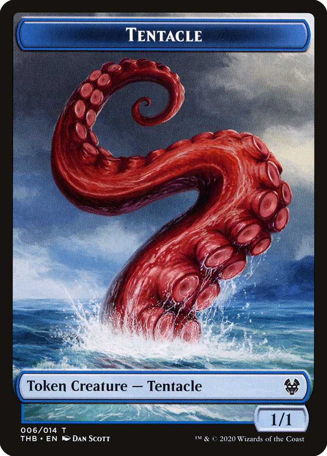 Human Soldier // Tentacle Double-Sided Token [Theros Beyond Death Tokens] | Deep Dive Games St. Marys