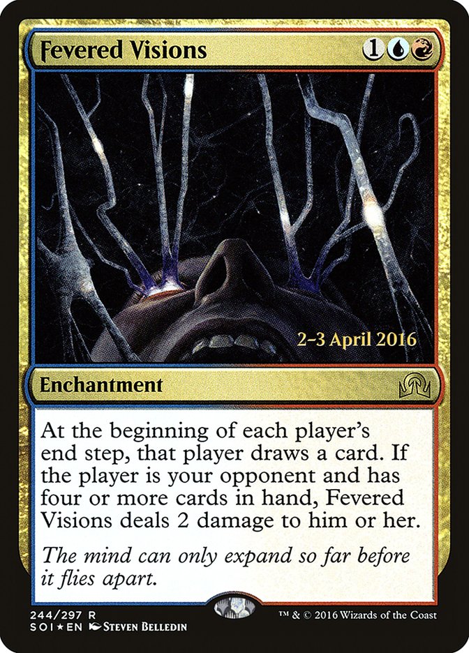 Fevered Visions [Shadows over Innistrad Prerelease Promos] | Deep Dive Games St. Marys