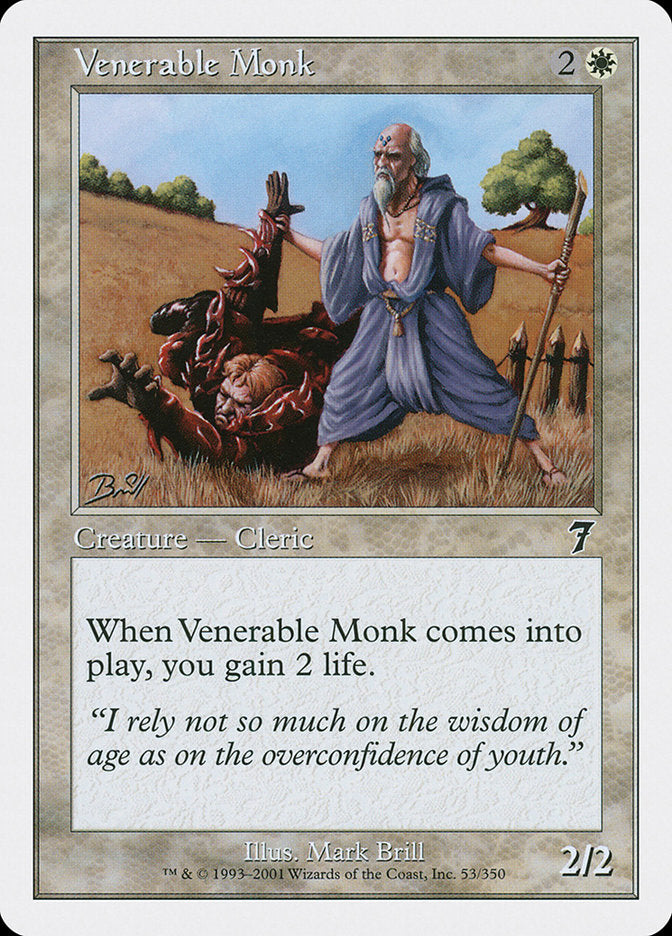 Venerable Monk [Seventh Edition] | Deep Dive Games St. Marys