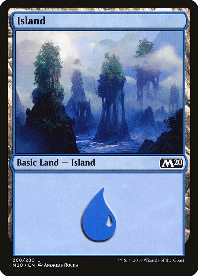 Island (268) [Core Set 2020] | Deep Dive Games St. Marys