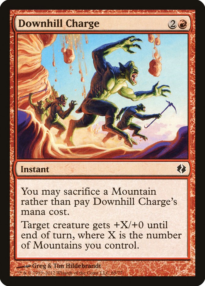 Downhill Charge [Duel Decks: Venser vs. Koth] | Deep Dive Games St. Marys