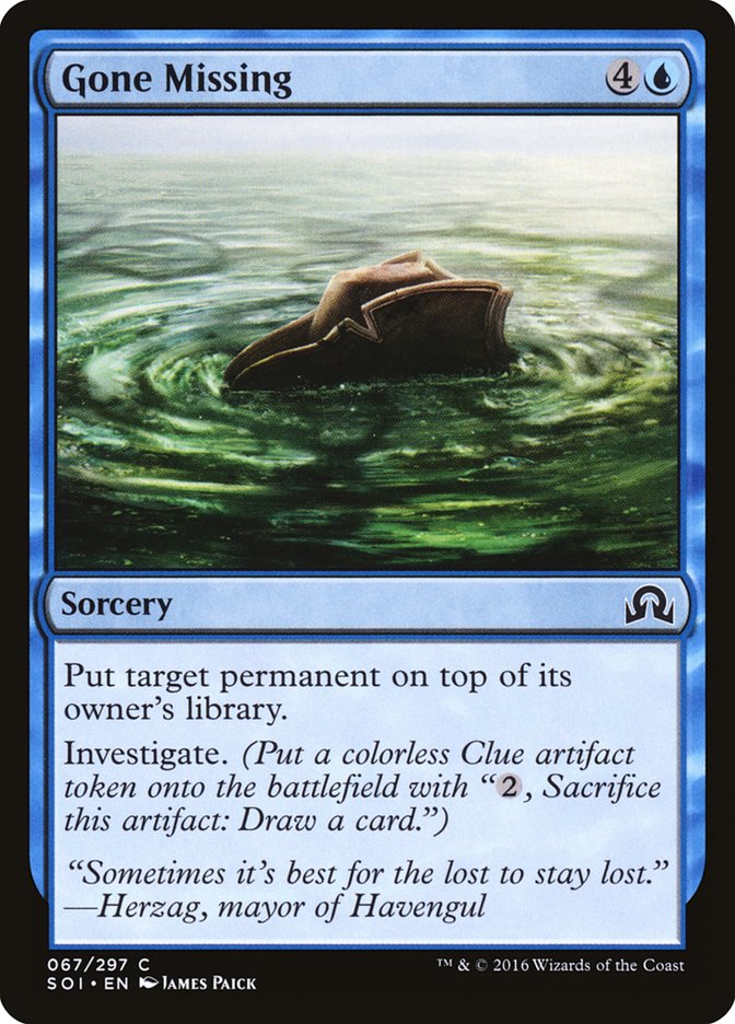 Gone Missing [Shadows over Innistrad] | Deep Dive Games St. Marys