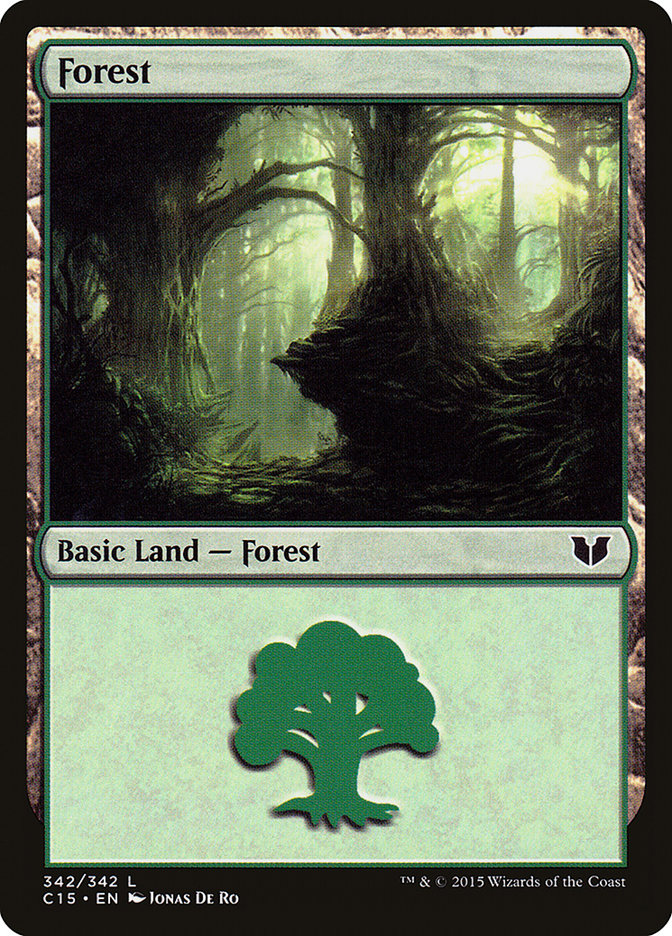 Forest (342) [Commander 2015] | Deep Dive Games St. Marys