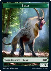 Beast // Treasure Double-Sided Token [Double Masters Tokens] | Deep Dive Games St. Marys