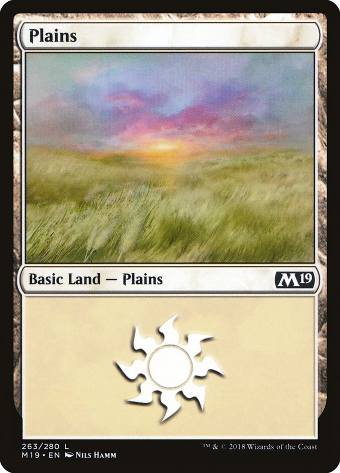 Plains (263) [Core Set 2019] | Deep Dive Games St. Marys