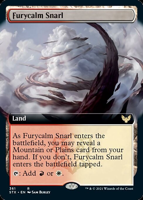 Furycalm Snarl (Extended Art) [Strixhaven: School of Mages] | Deep Dive Games St. Marys