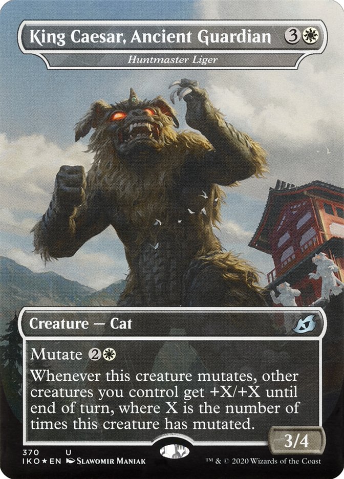 Huntmaster Liger - King Caesar, Ancient Guardian (Godzilla Series) [Ikoria: Lair of Behemoths] | Deep Dive Games St. Marys