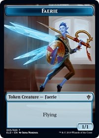 Faerie // Food (15) Double-Sided Token [Throne of Eldraine Tokens] | Deep Dive Games St. Marys