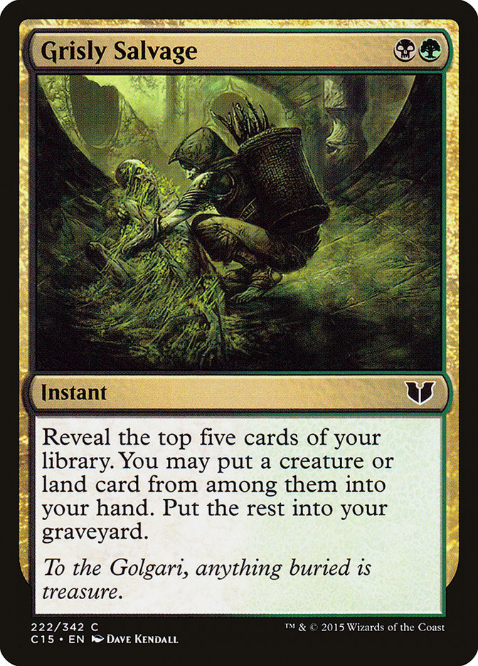 Grisly Salvage [Commander 2015] | Deep Dive Games St. Marys