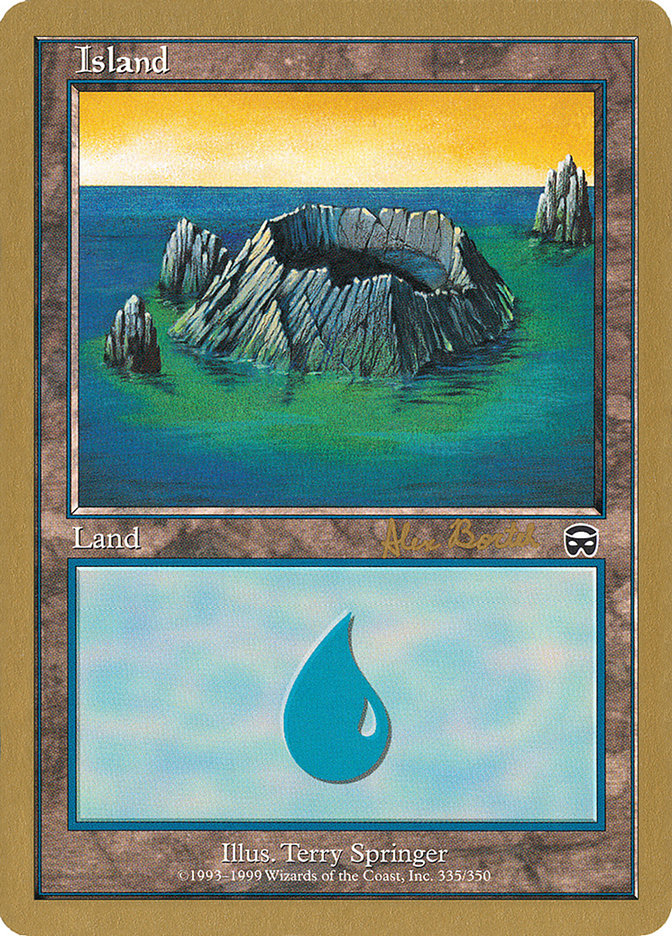 Island (ab335) (Alex Borteh) [World Championship Decks 2001] | Deep Dive Games St. Marys