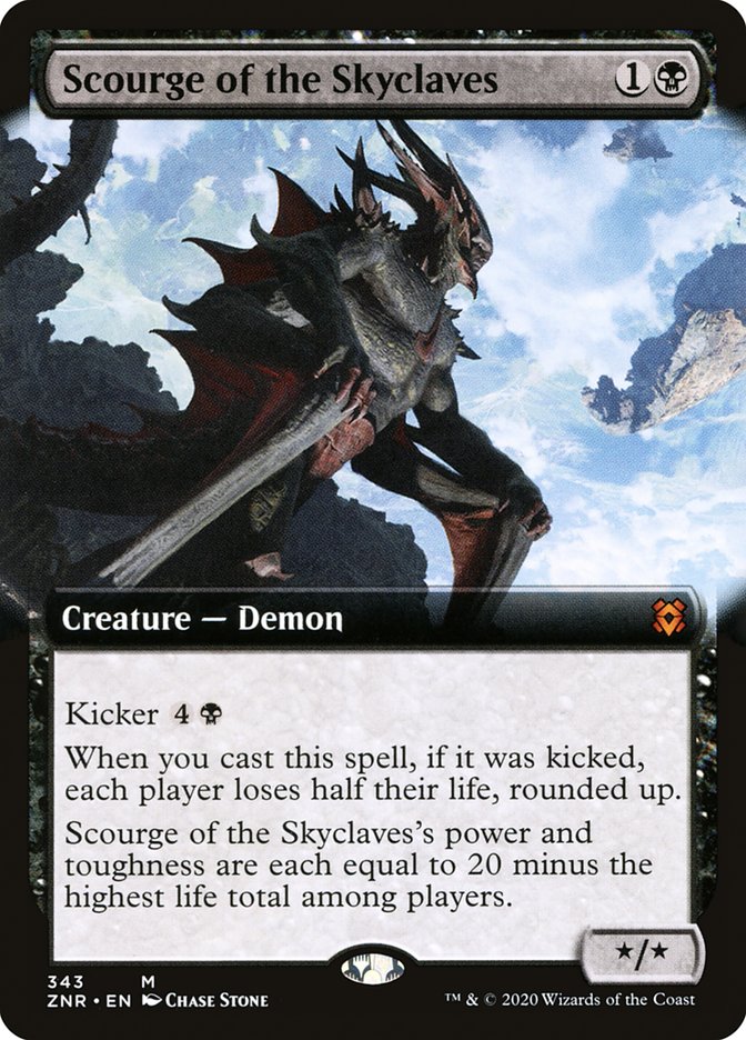 Scourge of the Skyclaves (Extended Art) [Zendikar Rising] | Deep Dive Games St. Marys