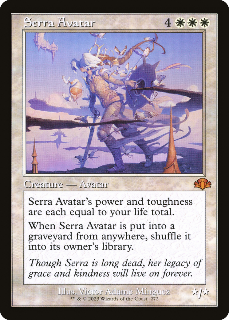 Serra Avatar (Retro) [Dominaria Remastered] | Deep Dive Games St. Marys