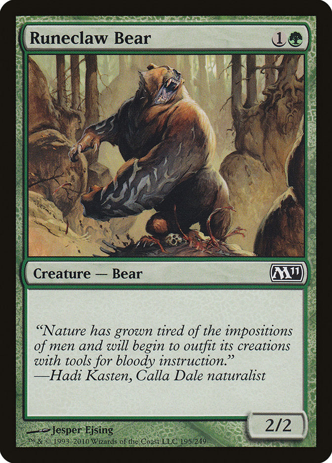 Runeclaw Bear [Magic 2011] | Deep Dive Games St. Marys