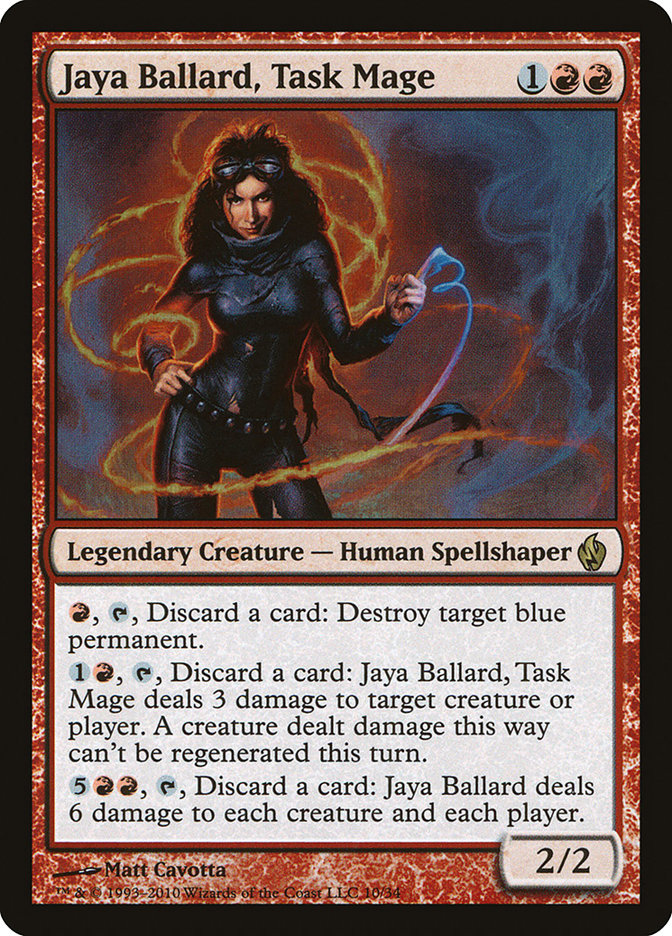 Jaya Ballard, Task Mage [Premium Deck Series: Fire and Lightning] | Deep Dive Games St. Marys