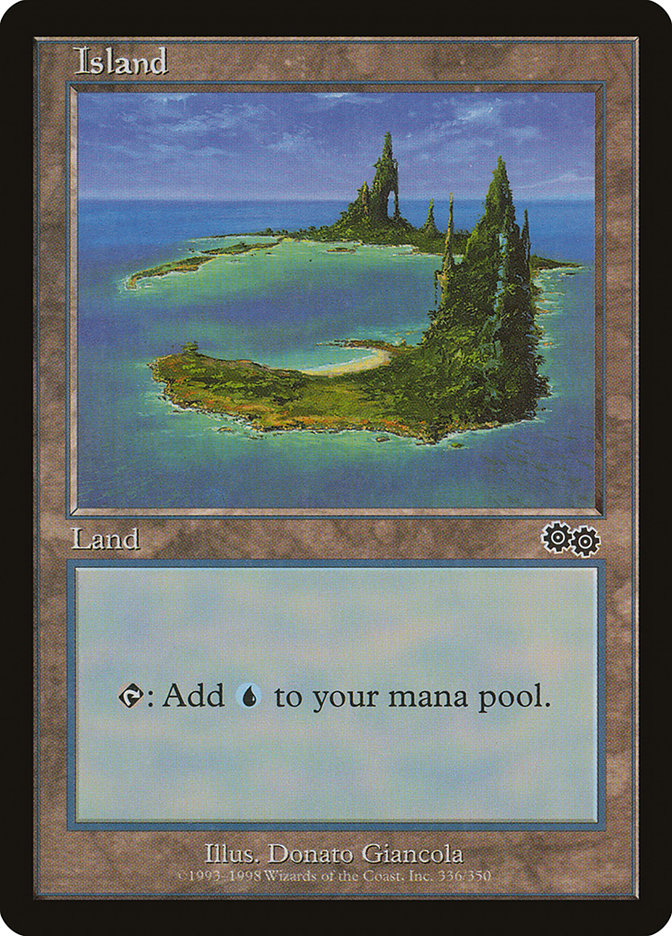 Island (336) [Urza's Saga] | Deep Dive Games St. Marys