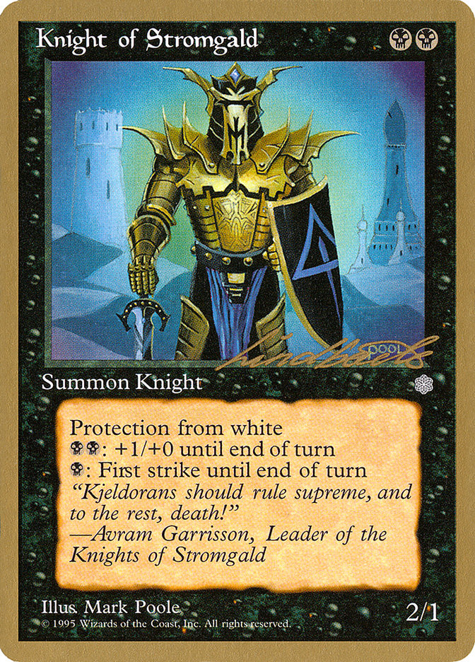 Knight of Stromgald (Leon Lindback) [Pro Tour Collector Set] | Deep Dive Games St. Marys