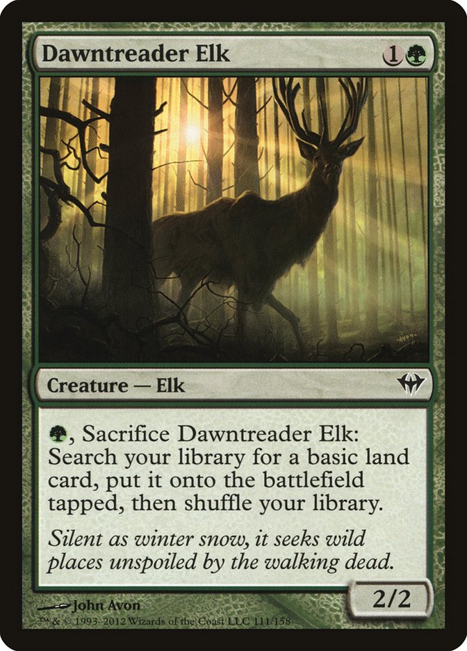 Dawntreader Elk [Dark Ascension] | Deep Dive Games St. Marys