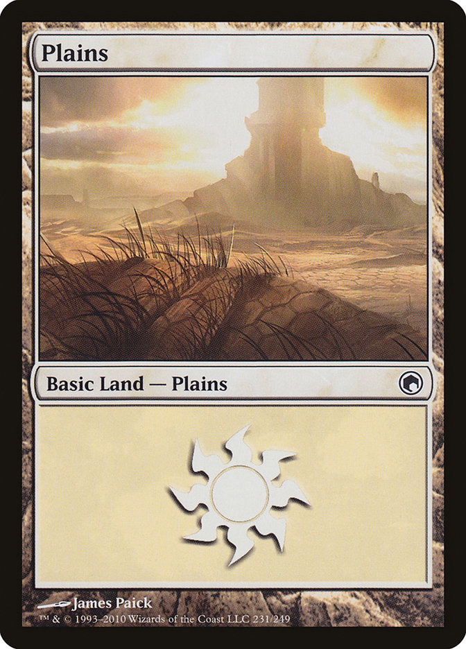 Plains (231) [Scars of Mirrodin] | Deep Dive Games St. Marys