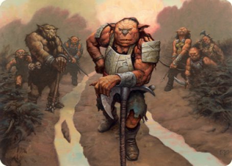 Hobgoblin Bandit Lord Art Card [Dungeons & Dragons: Adventures in the Forgotten Realms Art Series] | Deep Dive Games St. Marys