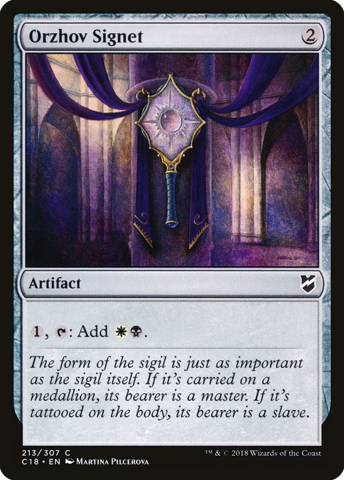 Orzhov Signet [Commander 2018] | Deep Dive Games St. Marys