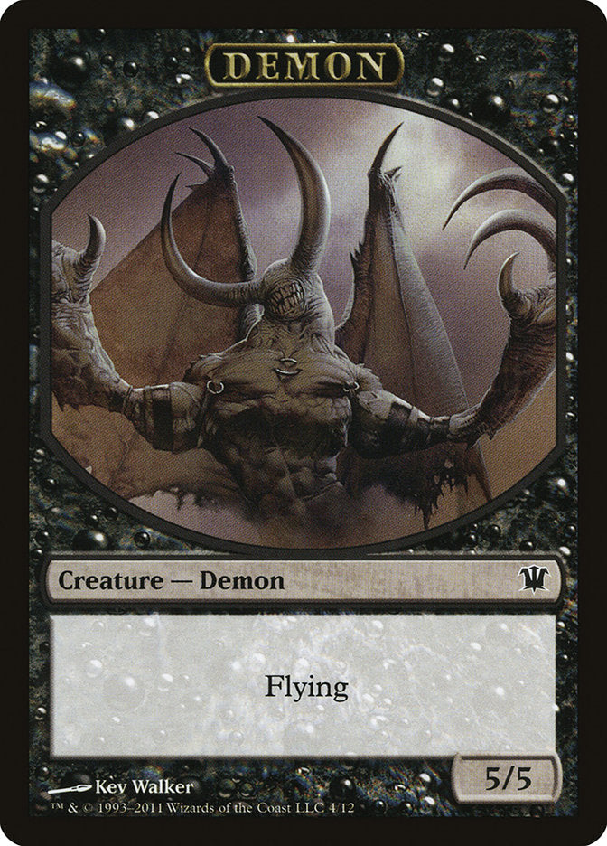 Demon Token [Innistrad Tokens] | Deep Dive Games St. Marys